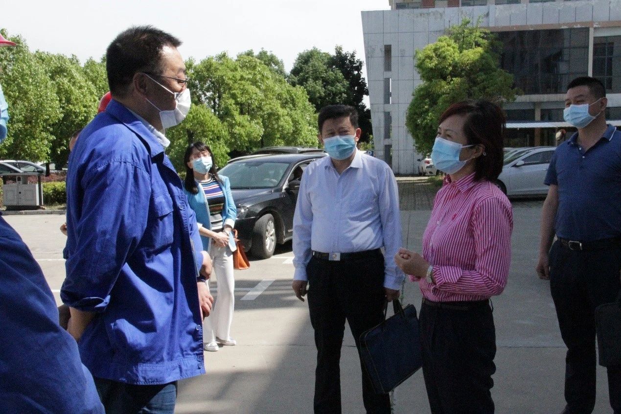 湖北省自然资源厅副厅长夏亚灵一行莅临华体会线上平台（集团）官方网站重工走访调研