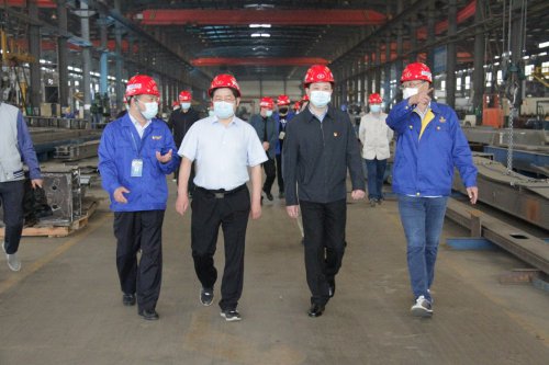 湖北省委巡视办副主任胡立强莅临华体会线上平台（集团）官方网站重工走访服务